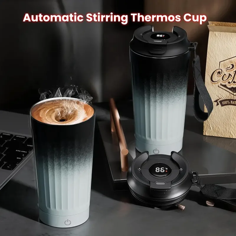 Automatic Stirring Thermos Cup Automatic Stirring Thermos Cup