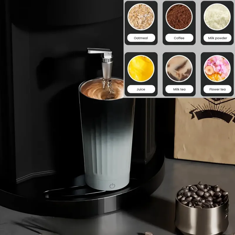 Automatic Stirring Thermos Cup Automatic Stirring Thermos Cup