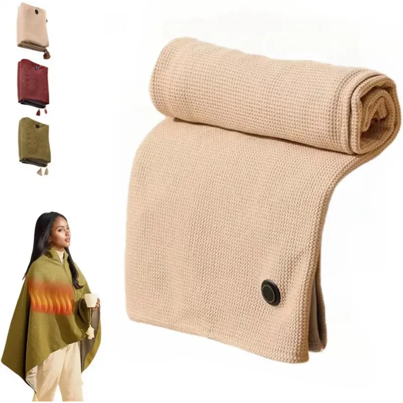 Portable Heated Shawl Blanket Portable Heated Shawl Blanket