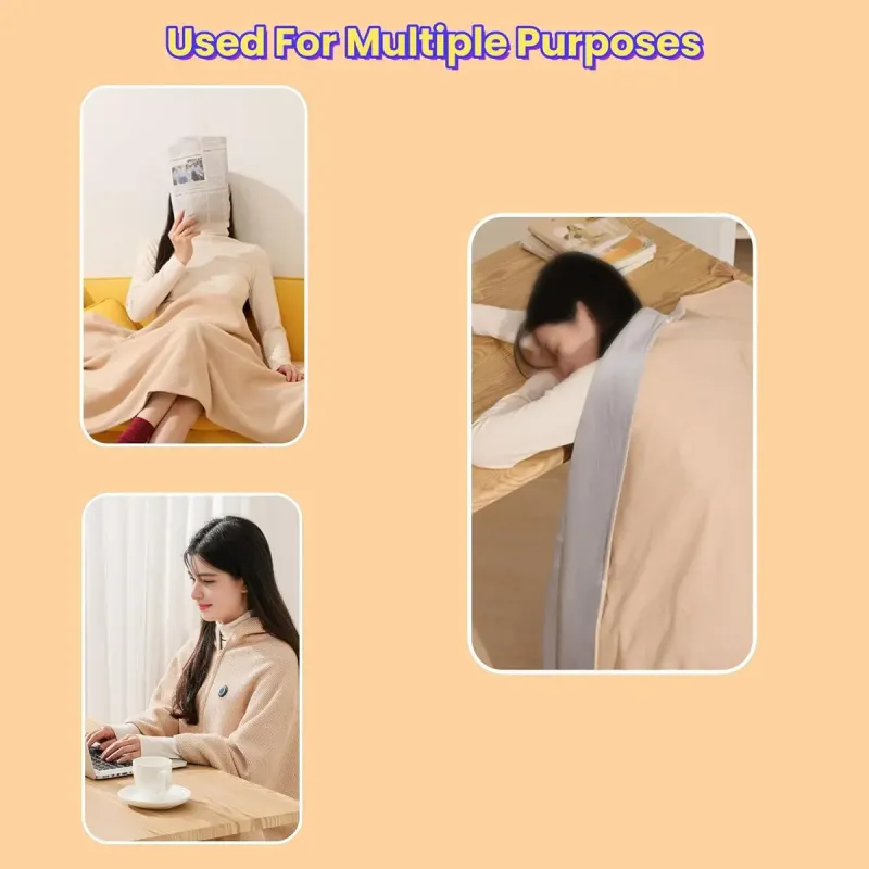 Portable Heated Shawl Blanket Portable Heated Shawl Blanket