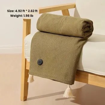 Portable Heated Shawl Blanket Portable Heated Shawl Blanket